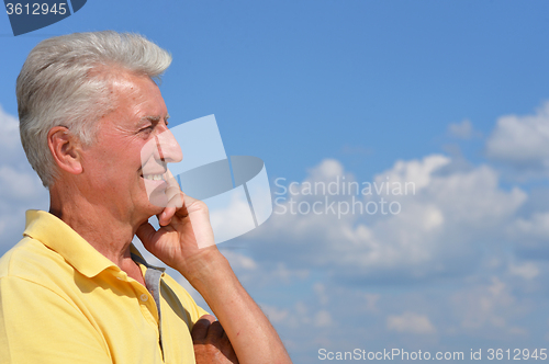 Image of attractive senior man 
