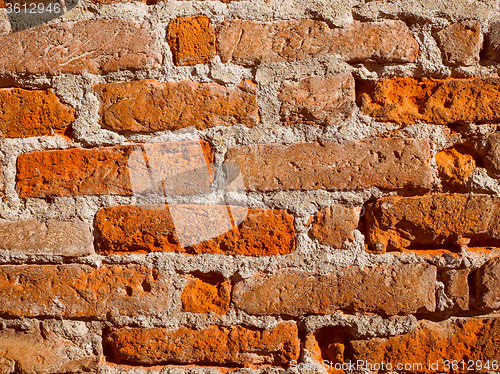 Image of Retro look Red bricks background