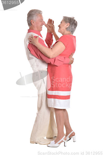 Image of elderly couple dancing
