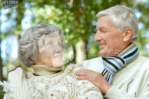 Image of Mature couple outdoors
