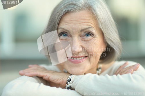 Image of Happy Senior woman