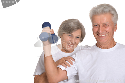 Image of Senior Couple Standing 