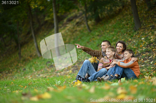 Image of beautiful happy family 