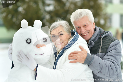 Image of Portrait of elderly couple