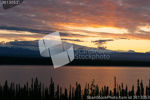 Image of Willow Lake Southeast Alaska Wrangell St. Elias National Park