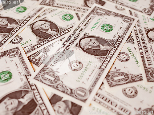 Image of Retro look Dollar notes 1 Dollar