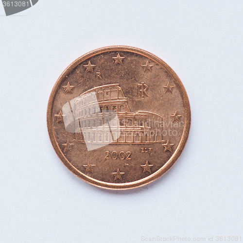 Image of Italian 5 cent coin