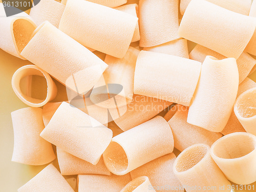 Image of Retro looking Paccheri pasta