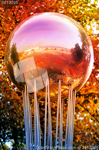 Image of Beautiful ball fountain 