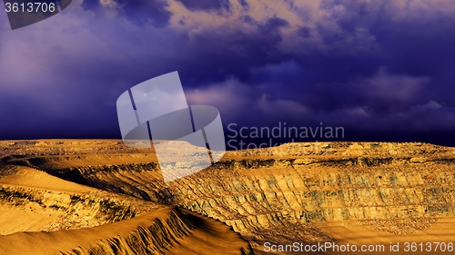Image of Volcanic landscape panorama