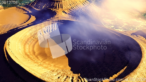 Image of Volcanic landscape panorama