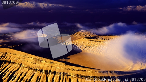 Image of Volcanic landscape panorama