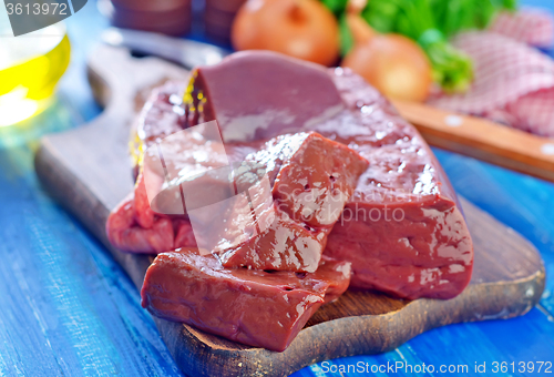 Image of raw liver