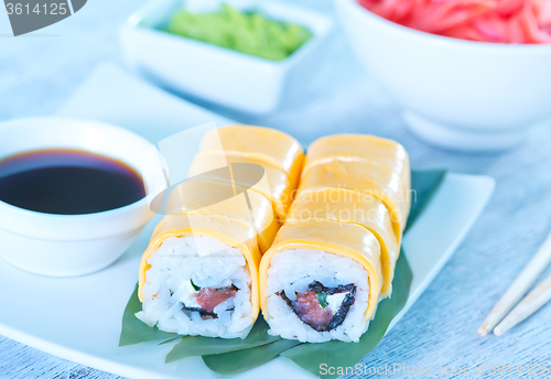 Image of fresh sushi 