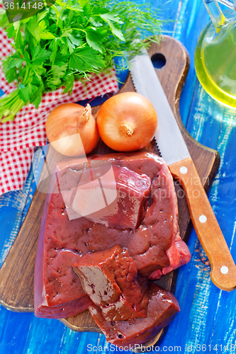 Image of raw liver