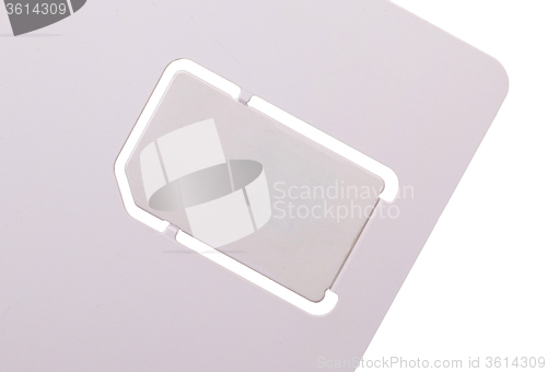 Image of Blank sim card