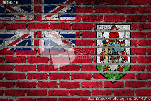 Image of Dark brick wall - Bermuda