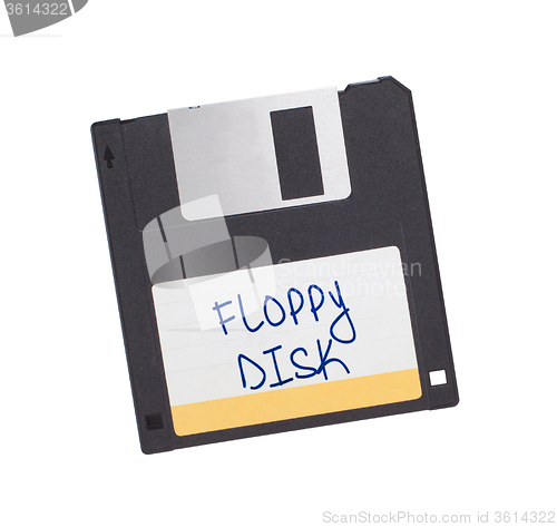 Image of Floppy Disk - Tachnology from the past, isolated on white