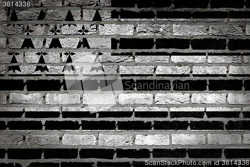 Image of Dark brick wall - Brittany