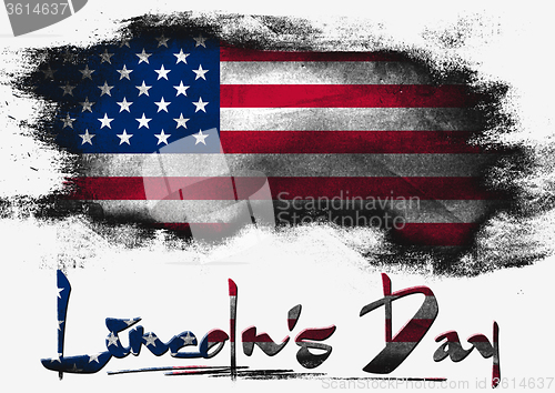Image of Flag of United States, Lincoln Day