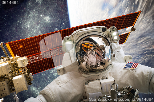 Image of Astronaut in outer space