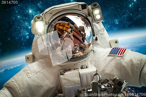 Image of Astronaut in outer space