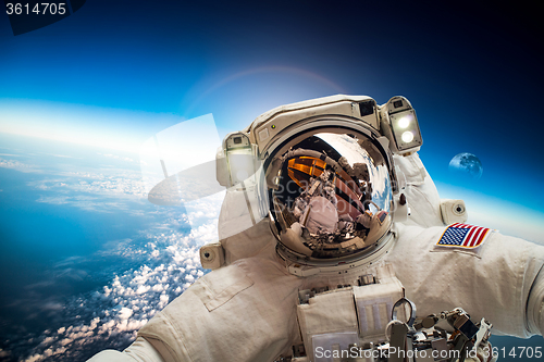 Image of Astronaut in outer space