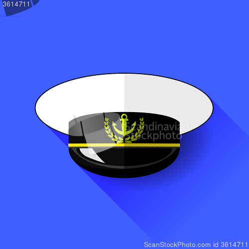 Image of Seilor Hat Icon Isolated