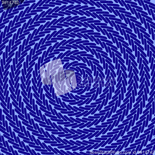 Image of Abstract Blue Spiral Pattern