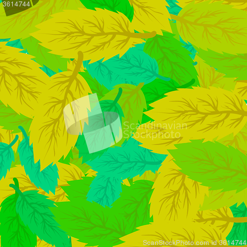 Image of Autumn Leaves Background