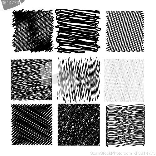 Image of Set of Diagonal Strokes Patterns