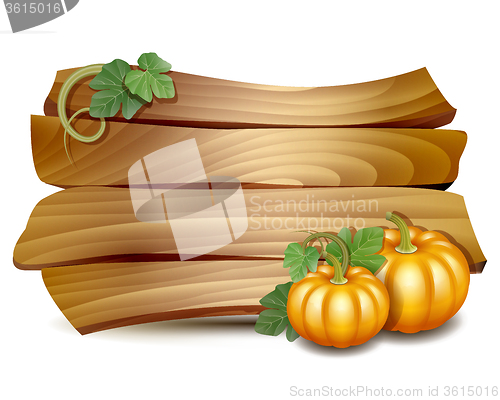 Image of Thanksgiving card with pumpkins