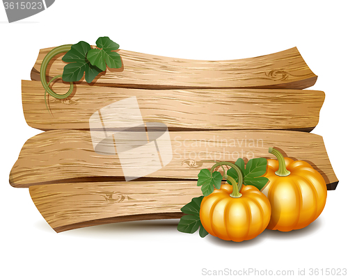 Image of Thanksgiving card with pumpkins