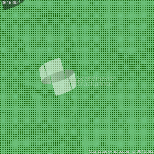 Image of Dots on Green Background. Halftone Texture. 