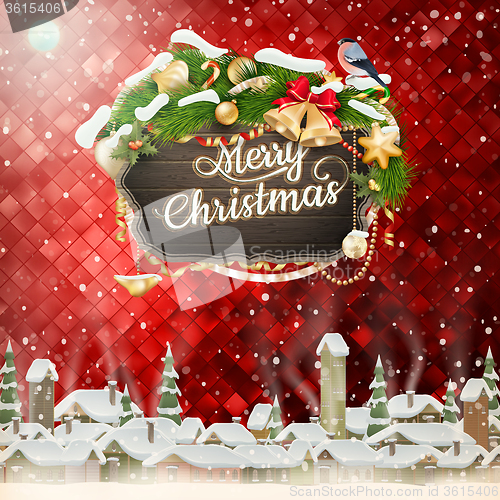 Image of Christmas abstract template. EPS 10