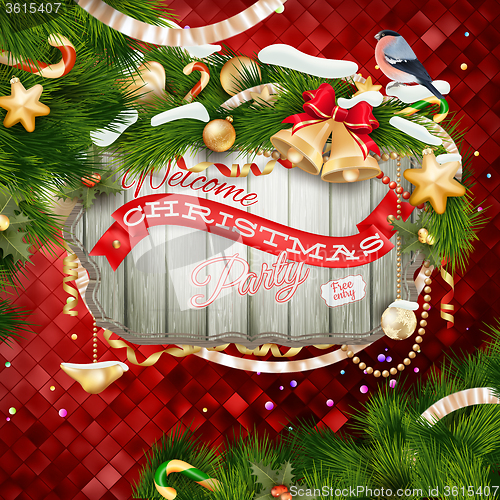 Image of Christmas abstract template. EPS 10
