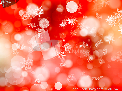 Image of Red Christmas background. EPS 10