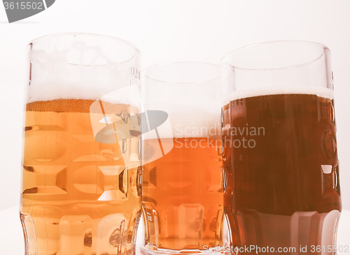 Image of Retro looking German beer