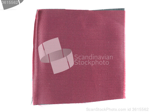 Image of Red fabric sample