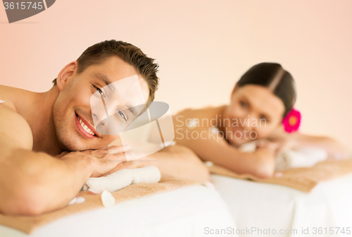 Image of couple in spa