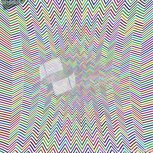 Image of Abstract Zig Zag Pattern