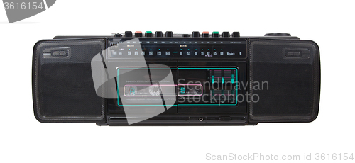 Image of Vintage radio cassette recorder