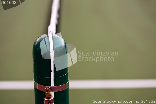 Image of Tennis net pole