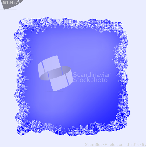 Image of Winter Snow Frame