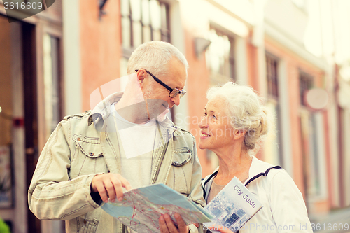 Image of senior couple on city street