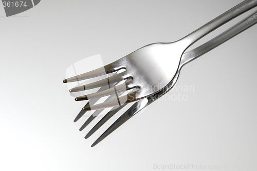 Image of Fork on a mirrow