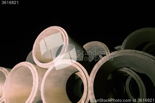Image of concrete  pipes