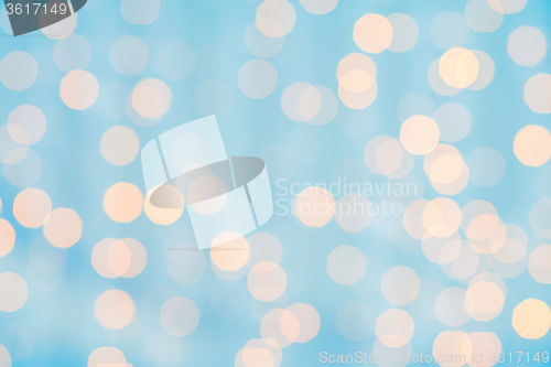 Image of blurred background with bokeh lights