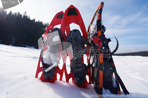 Image of winter snowshoes