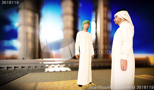 Image of Arabic engineer at oil refinery 